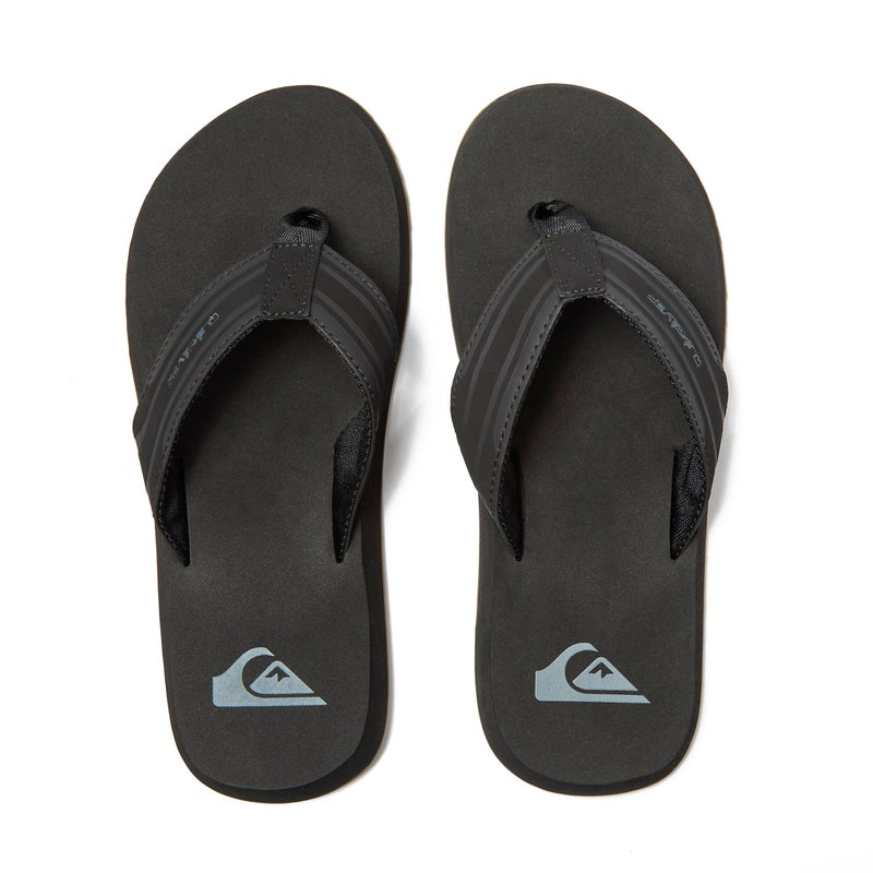 Quiksilver Men's Monkey Wrench 3 Point Sandal, Black/Black/Brown, 11 M US - Image 4